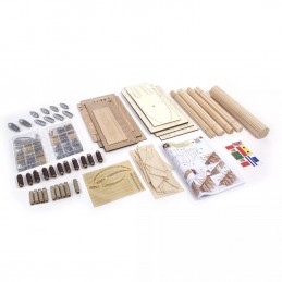 Bateau Amerigo Vespucci 1/100 kit construction bois OcCre OcCre 15006 - 7