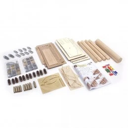 Boat Amerigo Vespucci 1/100 wood construction kit OcCre OcCre 15006 - 7
