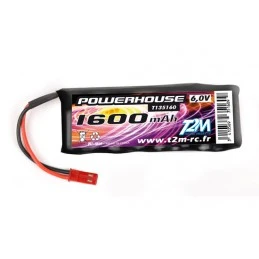 Accu réception long 6V 1600mAh Ni-Mh JST T2M T2M T135160 - 1