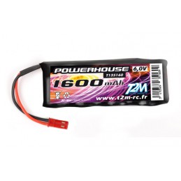 Long Accu Reception 6V 1600mAh Ni-Mh JST T2M T2M T135160 - 1