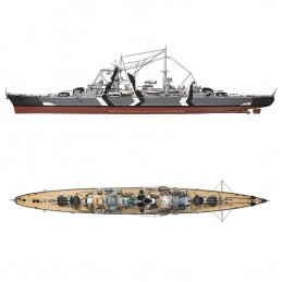 Prinz Eugen 1/200 wood construction kit OcCre OcCre 16000 - 3