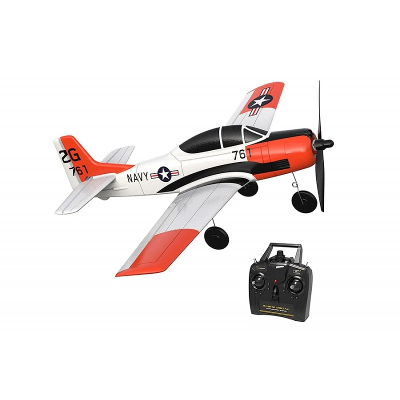 T-28 Trojan 400mm aircraft with RTF Volantex flight stabilizer Volantex V761-9 - 1