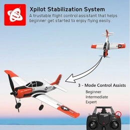 T-28 Trojan 400mm aircraft with RTF Volantex flight stabilizer Volantex V761-9 - 4