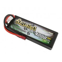 Li-Po 4000mAh 60C 3S 11.1V Shell (Dean) People ACE Bashing Gens ACE GE3-4000-3D-60 - 1