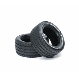 Pneus Radial 60D Hard M-châssis (x2) Tamiya Tamiya 54999 - 1