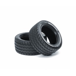 Radial 60D Hard M-chassis tires (x2) Tamiya Tamiya 54999 - 1