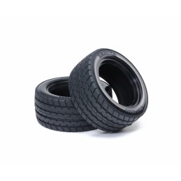 Radial 60D Soft M-chassis tires (x2) Tamiya Tamiya 54995 - 1