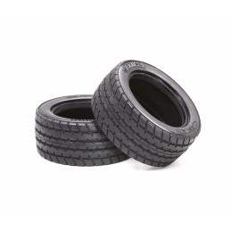 Radial 60D M-chassis tires (x2) Tamiya Tamiya 50683 - 1