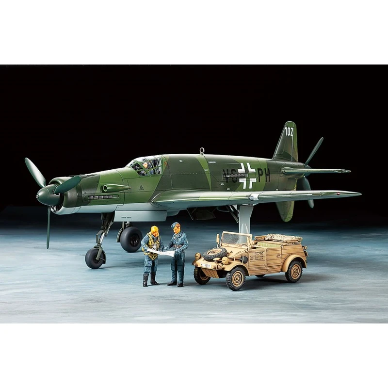 Aircraft Dornier Do335a Pfeil and Kübelwagen 1/48 Tamiya Tamiya 25206 - 1 Aircraft Dornier Do335a Pfeil and Kübelwagen 1/48 Tamiya Tamiya 25206 - 1