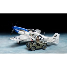 Aircraft P-51D Mustang and 1/4ton Light V. 1/48 Tamiya Tamiya 25205 - 1