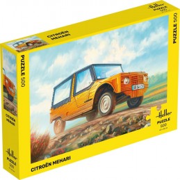 Puzzle Citroën Mehari, 500 pièces Heller Heller HEL-20760 - 1