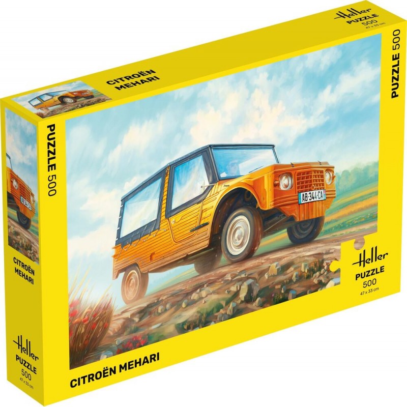 Puzzle Citroën Mehari, 500 pièces Heller Heller HEL-20760 - 1