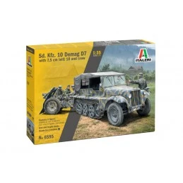 Véhicule Sd.Kfz.10 & Le.IG 18 & Servants 1/35 Italeri Italeri I6595 - 2