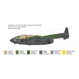 Aircraft AC-119K Stinger 1/72 Italeri Italeri I1468 - 5