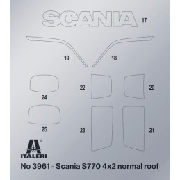 Camion Scania 770 4x2 Cabine Basse 1/24 Italeri Italeri I3961 - 4