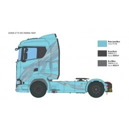 Camion Scania 770 4x2 Cabine Basse 1/24 Italeri Italeri I3961 - 5