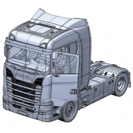 Camion Scania 770 4x2 Cabine Basse 1/24 Italeri Italeri I3961 - 10