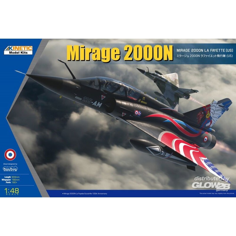 Mirage 2000N La Fayette US 1/48 KINETIC  K48124 - 2