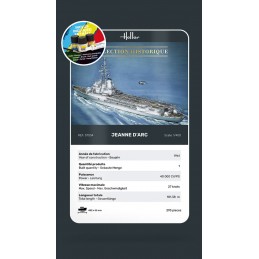 Bateau Jeanne d'Arc 1/400 Heller + colle et peintures Heller HEL-57034 - 4