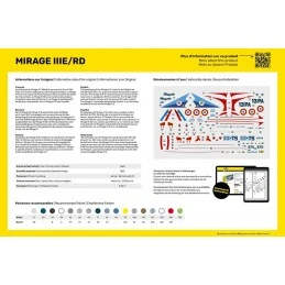 Mirage III E/RD 1/48 Heller Heller HEL-30422 - 3