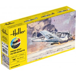 Avion Foke-Wulf FW 190 A5/A8/F8 1/72 Heller + colle et peintures Heller HEL-56235 - 1