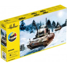 Gepard tank 1/35 Heller + glue and paints Heller HEL-57127 - 1
