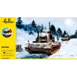 Gepard tank 1/35 Heller + glue and paints Heller HEL-57127 - 2