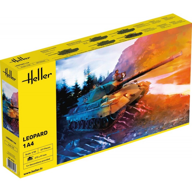 Leopard 1A4 1/35 Heller tank Heller HEL-81126 - 1