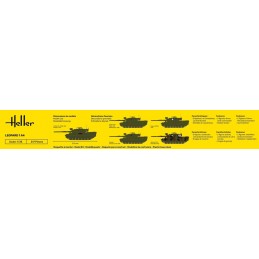 Leopard 1A4 1/35 Heller tank Heller HEL-81126 - 3