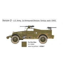 Military Vehicle Scout Car M3A1 1/72 Italeri Italeri I7063 - 6
