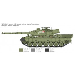 Leopard 1A5 1/35 Italeri tank Italeri I6481 - 3