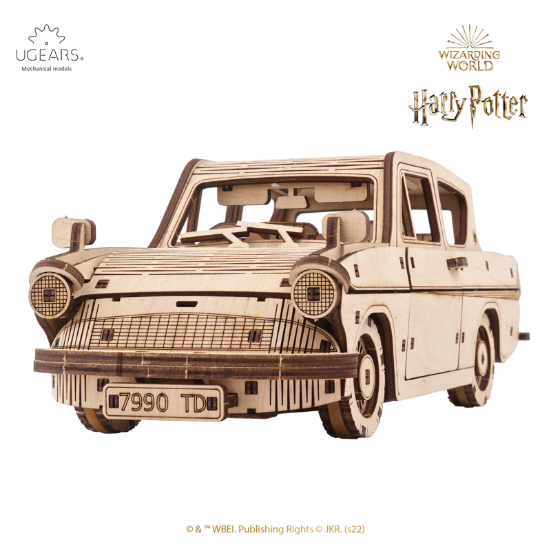 Voiture volante Anglia Harry Potter Puzzle 3D bois UGEARS UG70173