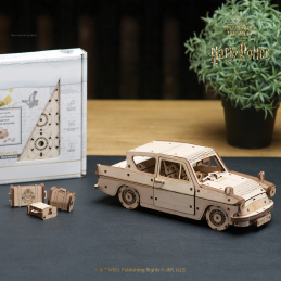 Flying car Anglia Harry Potter Puzzle 3D wood UGEARS UGEARS UG-70173 - 6
