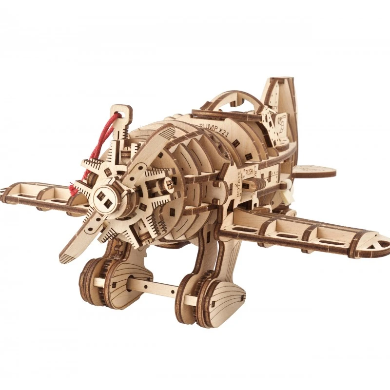 Airplane Mad Hornet Puzzle 3D wood UGEARS UGEARS UG-70183 - 1 Airplane Mad Hornet Puzzle 3D wood UGEARS UGEARS UG-70183 - 1