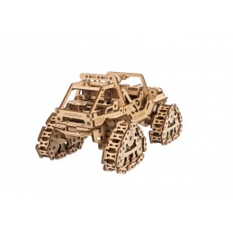 UGEARS Wooden Puzzle 3D Tracked All-Terrain Vehicle UGEARS UG-70204 - 4