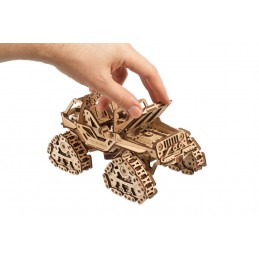 UGEARS Wooden Puzzle 3D Tracked All-Terrain Vehicle UGEARS UG-70204 - 6