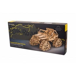 UGEARS Wooden Puzzle 3D Tracked All-Terrain Vehicle UGEARS UG-70204 - 12