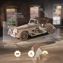 Voiture de sport Rapid Mouse Puzzle 3D bois UGEARS UGEARS UG-70202 - 7