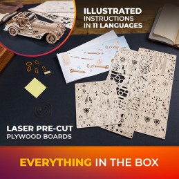 copy of UGEARS Wooden Puzzle 3D Tracked All-Terrain Vehicle UGEARS UG-70202 - 8