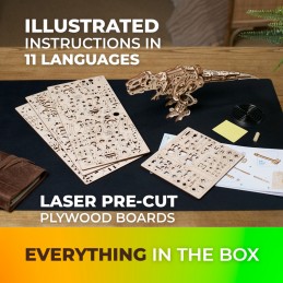 Tyrannosaure Rex Puzzle 3D bois UGEARS UGEARS UG-70203 - 8