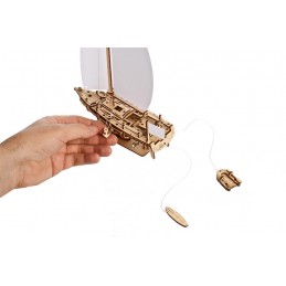 Voilier Yacht beauté de l'océan Puzzle 3D bois UGEARS UGEARS UG-70193 - 2