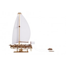 Sailboat Ocean Beauty Yacht Puzzle 3D Wood UGEARS UGEARS UG-70193 - 2