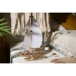 Sailboat Ocean Beauty Yacht Puzzle 3D Wood UGEARS UGEARS UG-70193 - 8