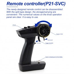 Micro Drift Bleu 1/76 RTR Turbo Racing Turbo Racing TB-C63 - 10