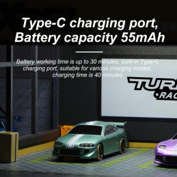 Micro Drift Blue 1/76 RTR Turbo Racing Turbo Racing TB-C63 - 8