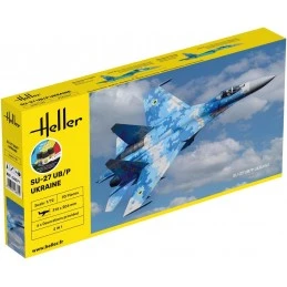 SU-27 UB/P Ukraine 1/72 Heller + glue and paints Heller HEL-56371 - 1