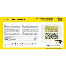 SU-27 UB/P Ukraine 1/72 Heller + colle et peintures Heller HEL-56371 - 2
