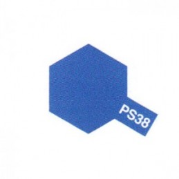 Peinture bombe Lexan bleu translucide PS38 Tamiya Tamiya 86038 - 1