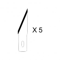 5 HO361 blades for scalpel knife n°2 ø11 HOLI Tools HO361 - 1
