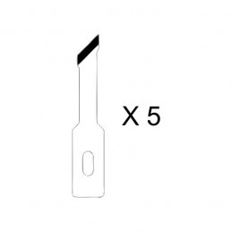 5 HO364 blades for scalpel knife n°2 ø11 HOLI Tools HO364 - 1